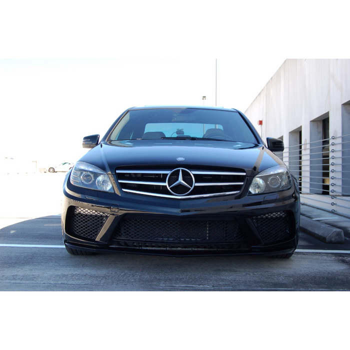 w204 black series style front bumper