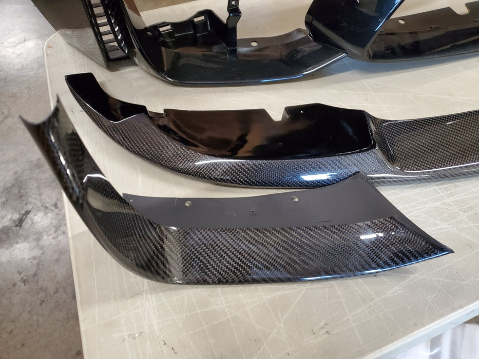 E92M4/F30 CF Performance Lip(REP BUMPERS ONLY)