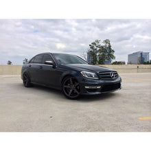 w204 facelift c63 style front bumper w led drl w o pdc