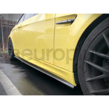 BMW E92 E93 CARBON FIBER SIDE SKIRT EXTENSION SPLITTERS - AEUROPLUG
