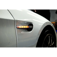 bmw e90 m3 style metal fenders w led turn signals